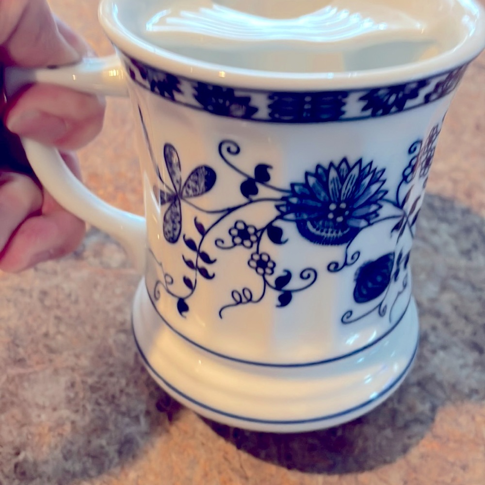 Vienna woods fine china gorgeous blue and white goes well with.blue Willow